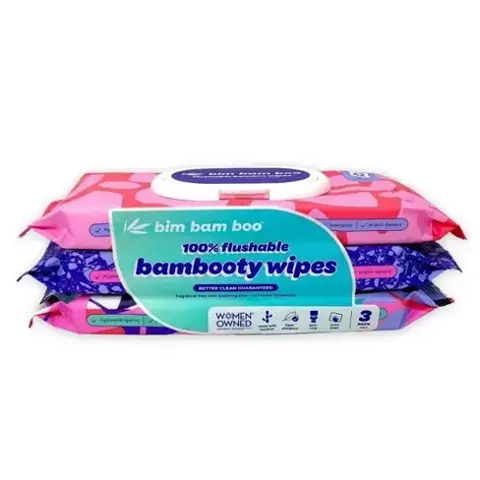 Bim Bam Boo Flushable Baby Wipes