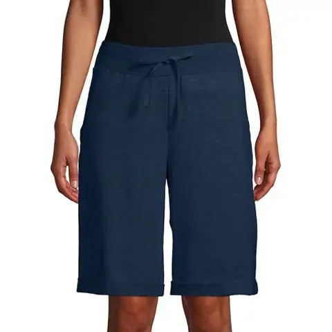 Hanes Women's French Terry Bermuda Shorts, 11"