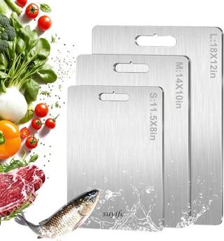 HopeLuck Titanium Cutting Board Set of 3 Pure Titanium