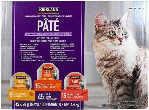 Kirkland Signature Paté Wet Food For Adult Cats Variety Pack