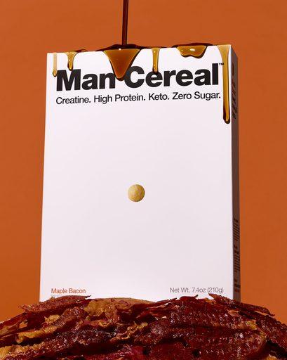 Man Cereal Maple Bacon