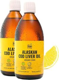 On Target Living Alaskan Cod Liver Oil Organic Lemon