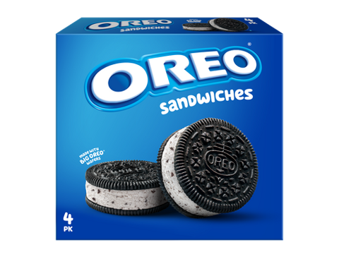 Oreo Frozen Ice Cream Dessert Sandwich