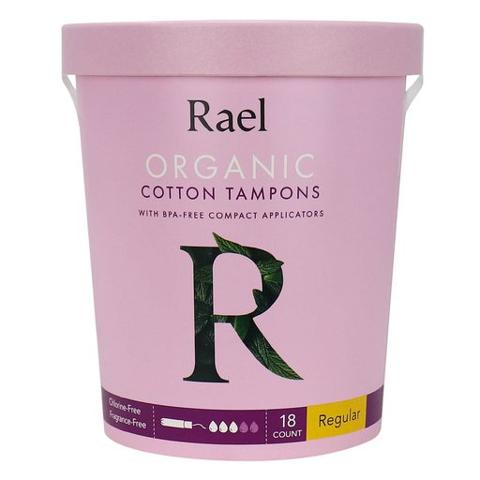 Rael Organic Cotton Tampons Regular