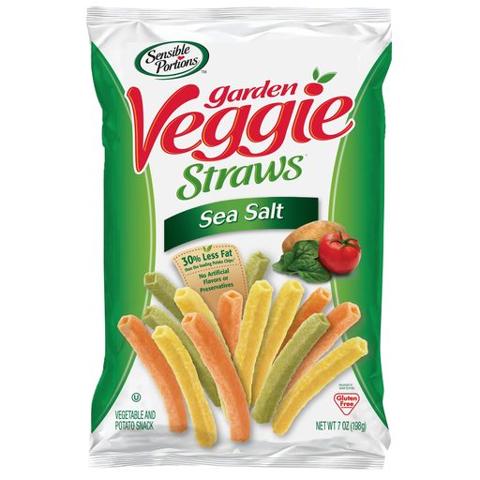 Sensible Portions Garden Veggie Straws Sea Salt