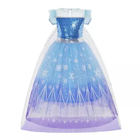 Shein Girls' Frozen Princess Dress