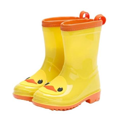 Shein Kids' 3D Duck Rain Boots