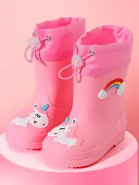 Shein Toddler Cartoon Rain Boots