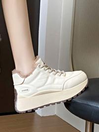 Shein Women's Lace-Up Platform Sneakers