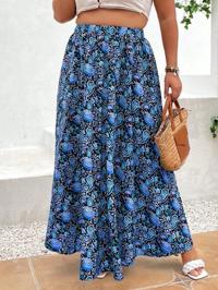 Shein Women's Paisley Print Maxi Skirt