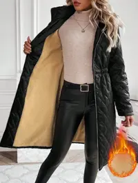 Shein Women's Shiny Thermal Winter Coat