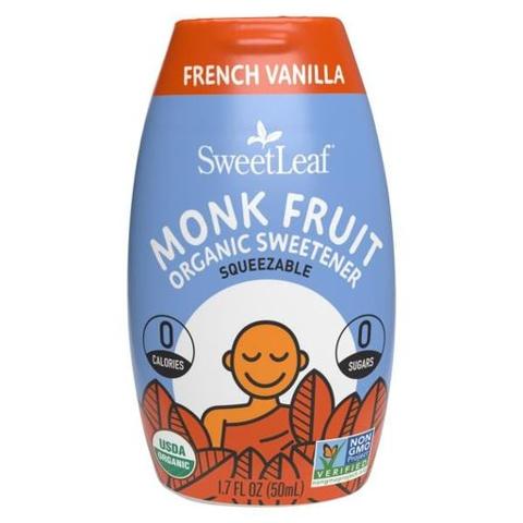 SweetLeaf Monk Fruit Organic Sweetener French Vanilla