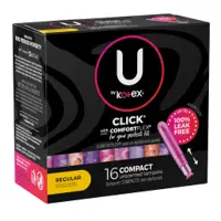 U by Kotex Click Compact Tampons Regular