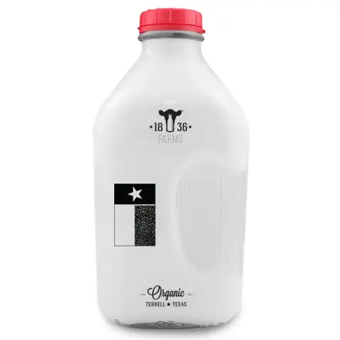 1836 Farms Milk (glass bottle)