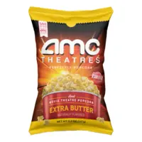AMC Theatres Extra Butter Ready-to-Eat Popcorn
