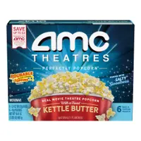 AMC Theatres Kettle Butter Microwave Popcorn