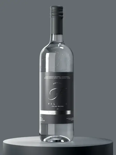 Acqua Filette Very Sparkling Glass Bottle