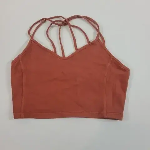 American Eagle All-Day Cotton Plunge Cropped Top