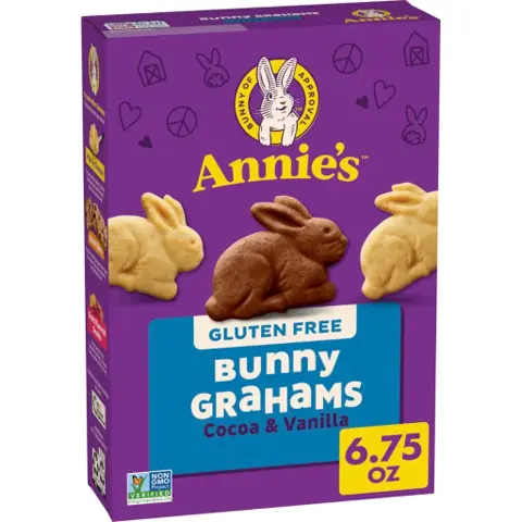 Annie's Gluten Free Bunny Cookies (Cocoa & Vanilla)