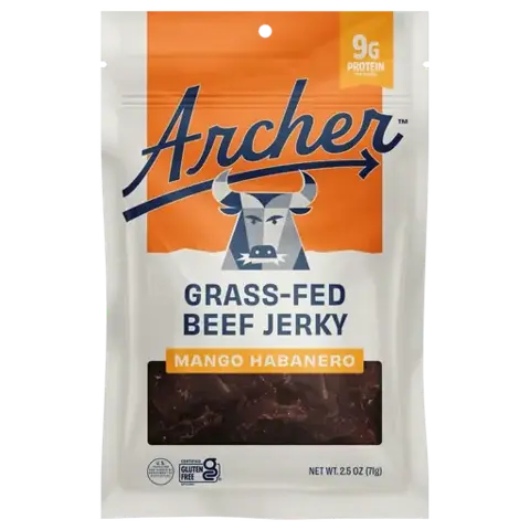 Archer Grass-Fed Beef Jerky Mango Habanero