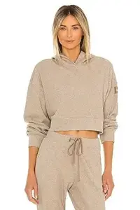 Athleta Womens Muse Hoodie Gravel Heather