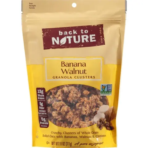 Back to Nature Banana Walnut Granola Clusters
