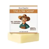 Based Supplies Tallow Soap Natural