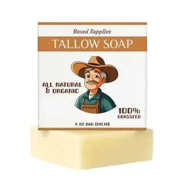 Based Supplies Tallow Soap Natural