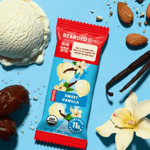 Bearded Brothers Scrumptious Sweet Vanilla Protein Bar