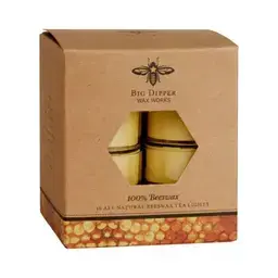Big Dipper Wax Works Beeswax Tea Light Candles Box