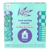 Bim Bam Boo 3-Ply Bamboo Lotion Ultra Soft Facial Tissue