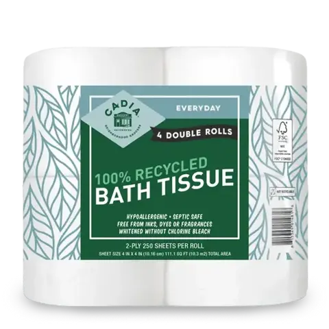 Cadia Everyday 100% Recycled Bath Tissue