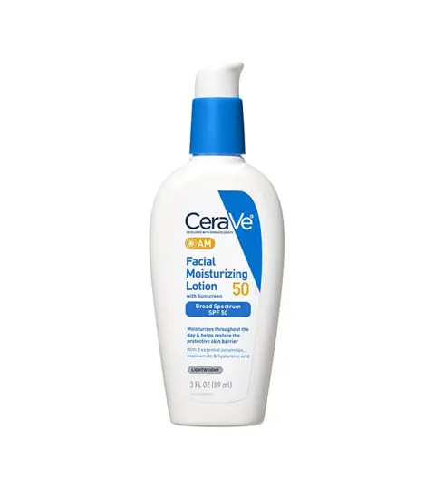 CeraVe AM Facial Moisturizing Lotion SPF 50