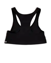 Chrome Hearts Black Rib Sports Bra