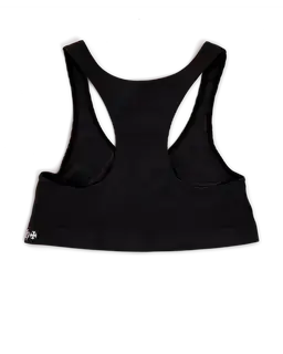Chrome Hearts Black Rib Sports Bra