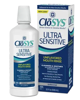 CloSYS Ultra Sensitive Mouth Rinse Unflavored