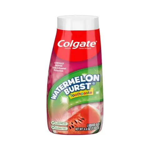 Colgate Kids Anticavity Fluoride Toothpaste Watermelon Burst Liquid Gel