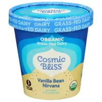 Cosmic Bliss Vanilla Bean Nirvana Organic Grass-Fed Ice Cream
