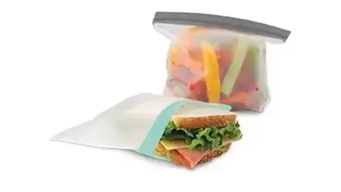 Crofton Reusable Snack Bags With Zip Closure