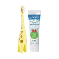 Dr. Brown's Happy Teeth Fluoride-Free Baby Toothpaste Strawberry