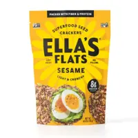 ELLA'S FLATS Superfood Seed Crackers Sesame