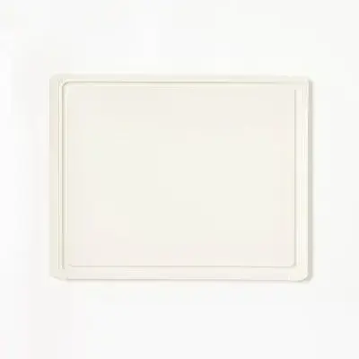 Figmint 11"x14" Nonslip Recycled Poly Cutting Board Cream