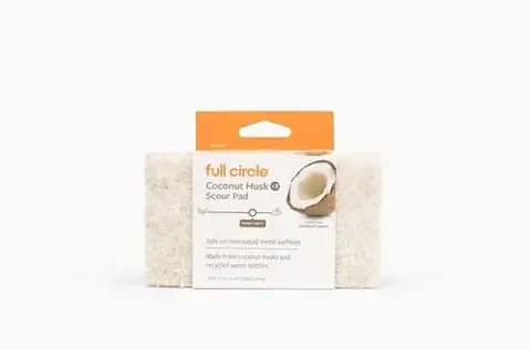 Full Circle Home Coconut Scour Pads 3pk