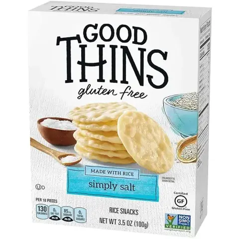 Good Thins, Mondelez Simply salt rice crackers