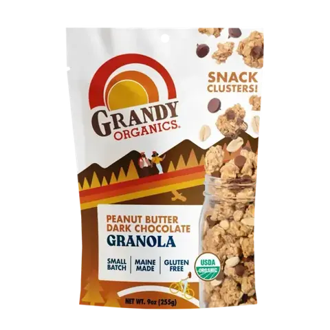 Grandy Organics Peanut Butter Dark Chocolate Granola