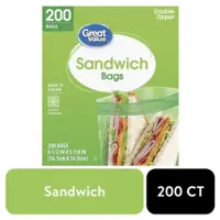 Great Value Sandwich Bags