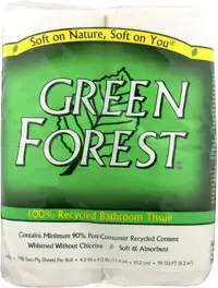 Green Forest 100% Recycled Bathroom Tissue