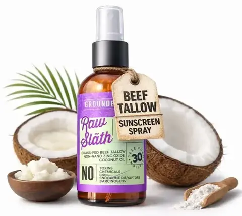 Grounded Beef Tallow Sunscreen Spray SPF 30