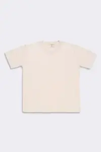 Harvest and Mill Men's Organic V-Neck Tee Natural