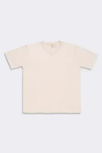 Harvest and Mill Men's Organic V-Neck Tee Natural